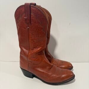 Lucchese 2000 Men's Western Boots Leather Brown Size 9D